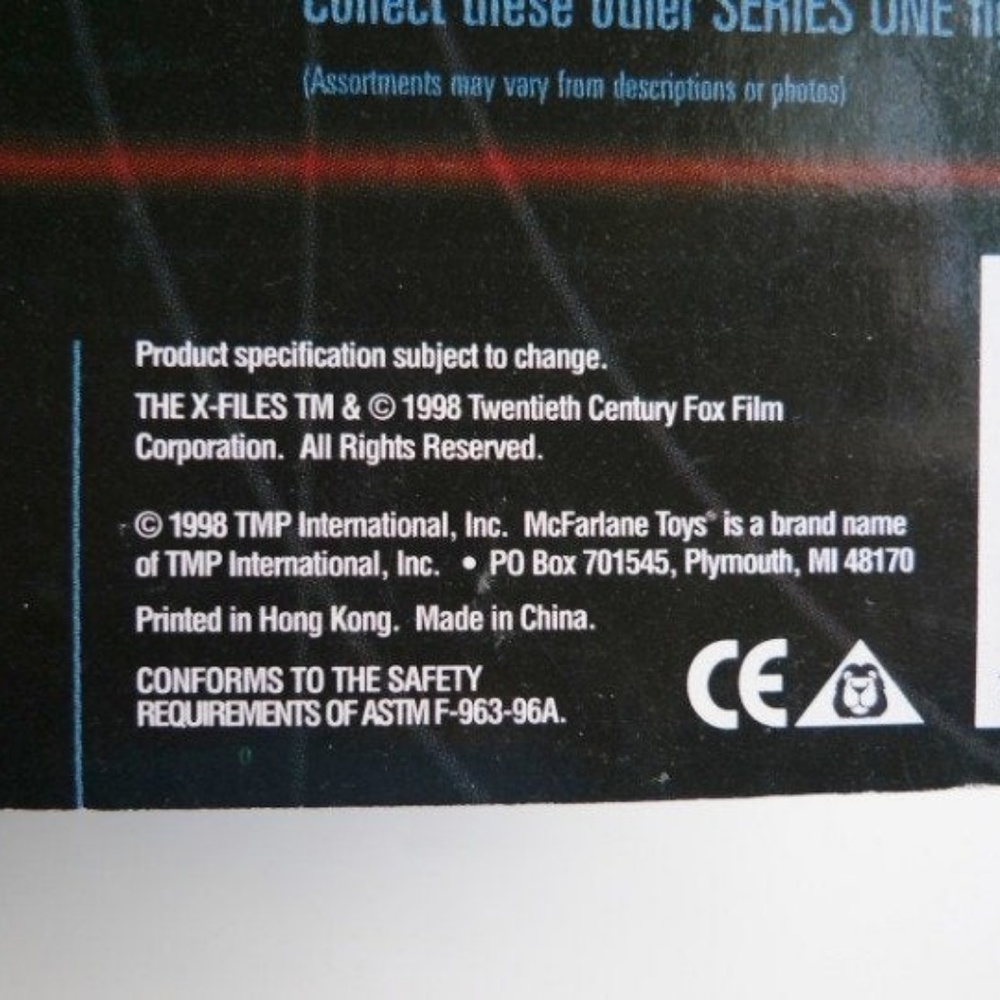 1998 The X Files Agent Mulder & Alien figures - Picture 5 of 5